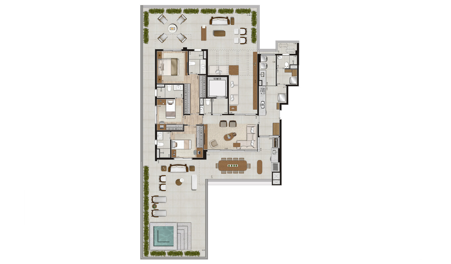 Garden 295m²